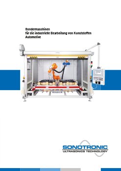 Sondermaschinen für die industrielle Bearbeitung von Kunststoffen Automotive
